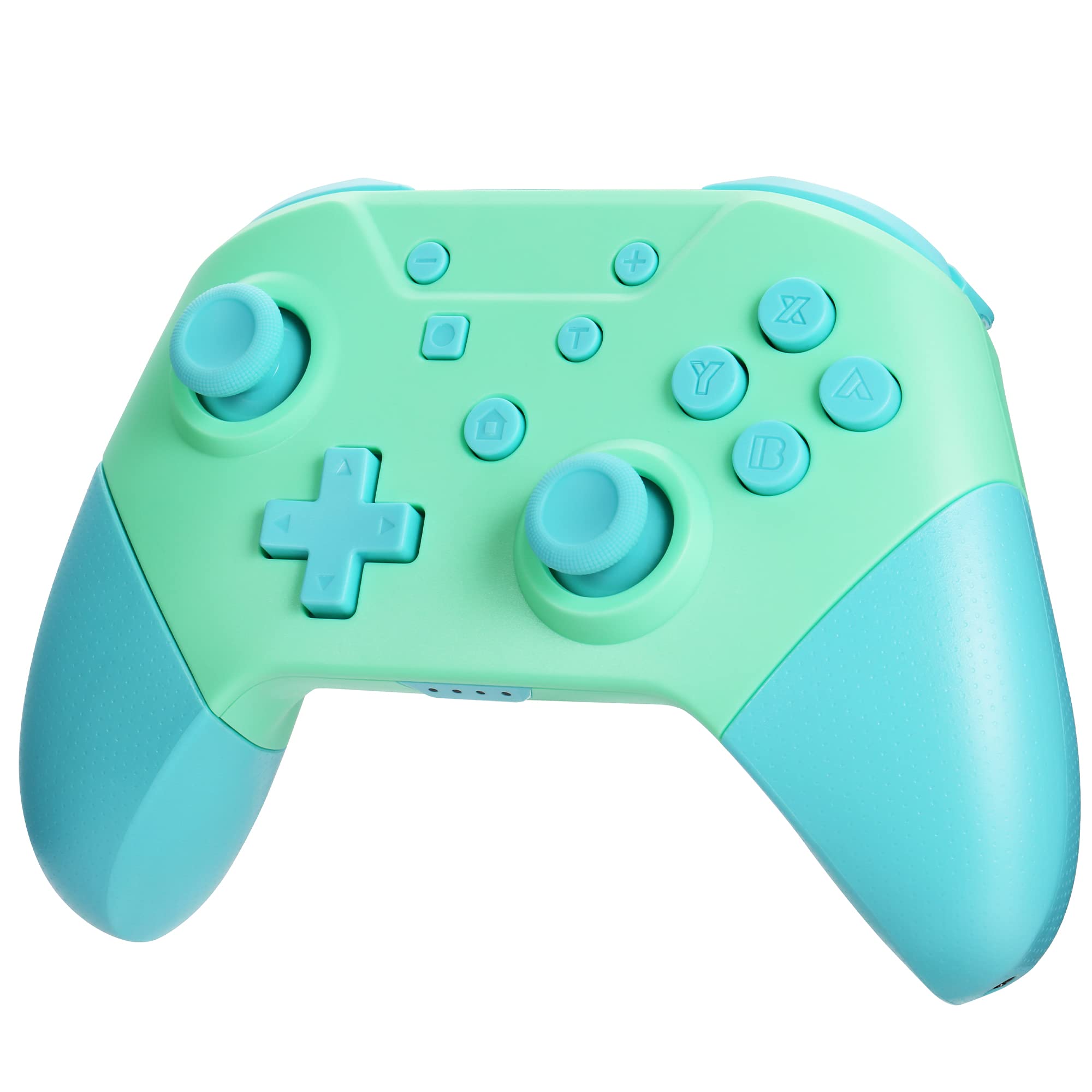 Wireless Controller for Switch/Lite/OLED/PC/Android/iOS - Ergonomic Gamepad with 7 Color RGB Lighting, Turbo/Vibration Adjustment & One-Key Wake-Up Function
