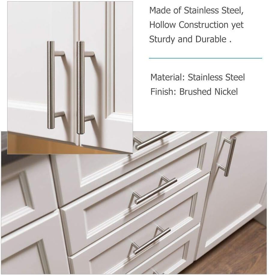 15PC Set 1.5" Silver Kitchen Cabinet Cupboard Door Drawer ...