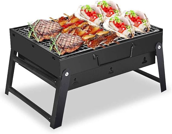 DPFXNN Parrilla de carbón, Parrilla portátil pequeña y ...