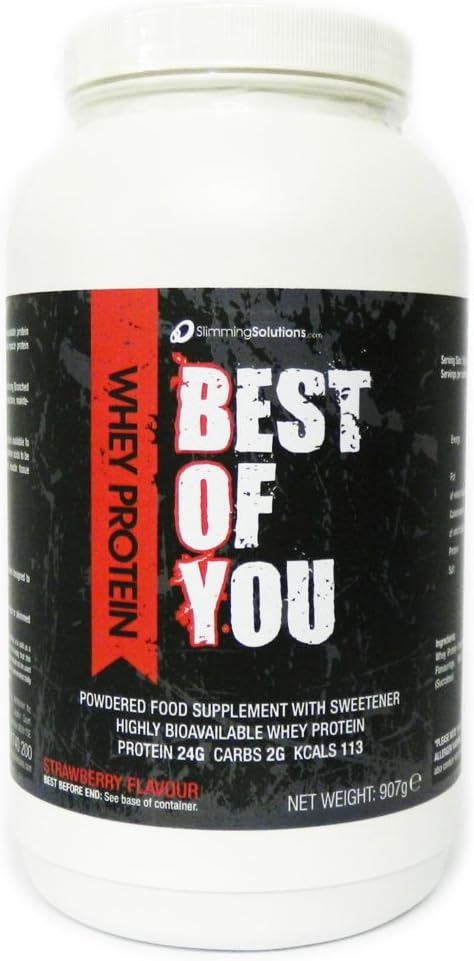 Slimming Solutions B.O.Y Diet Whey Protein Powder, Meal Replacement - Strawberry or Vanilla (Vanilla)
