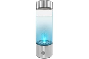 Auetrcls Hydrogen Water Bottle 2024, Hydrogen Water Bottle Generator with SPE PEM Technology Water Ionizer, Hydrogen Water Machine Improve Water in 3 Minutes for Home, Office, Travel, Daily Drinking(DD-3)