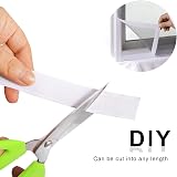 Hoiny Hook and Loop Tape 8M 20mm White Self-Adhesive Strips view 4
