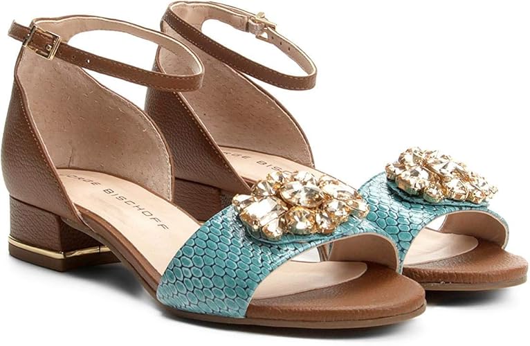 sandalia jorge bischoff salto baixo