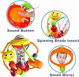 HOLA Baby Rattle Toy Set Sensory Ball 0-6 Months Educational Gift view 3