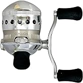 Zebco Omega Spincast Fishing Reel, 7 Bearings (6 + Clutch), Instant Anti-Reverse with a Smooth Dial-Adjustable Drag, Powerful All-Metal Gears and Spare Spool