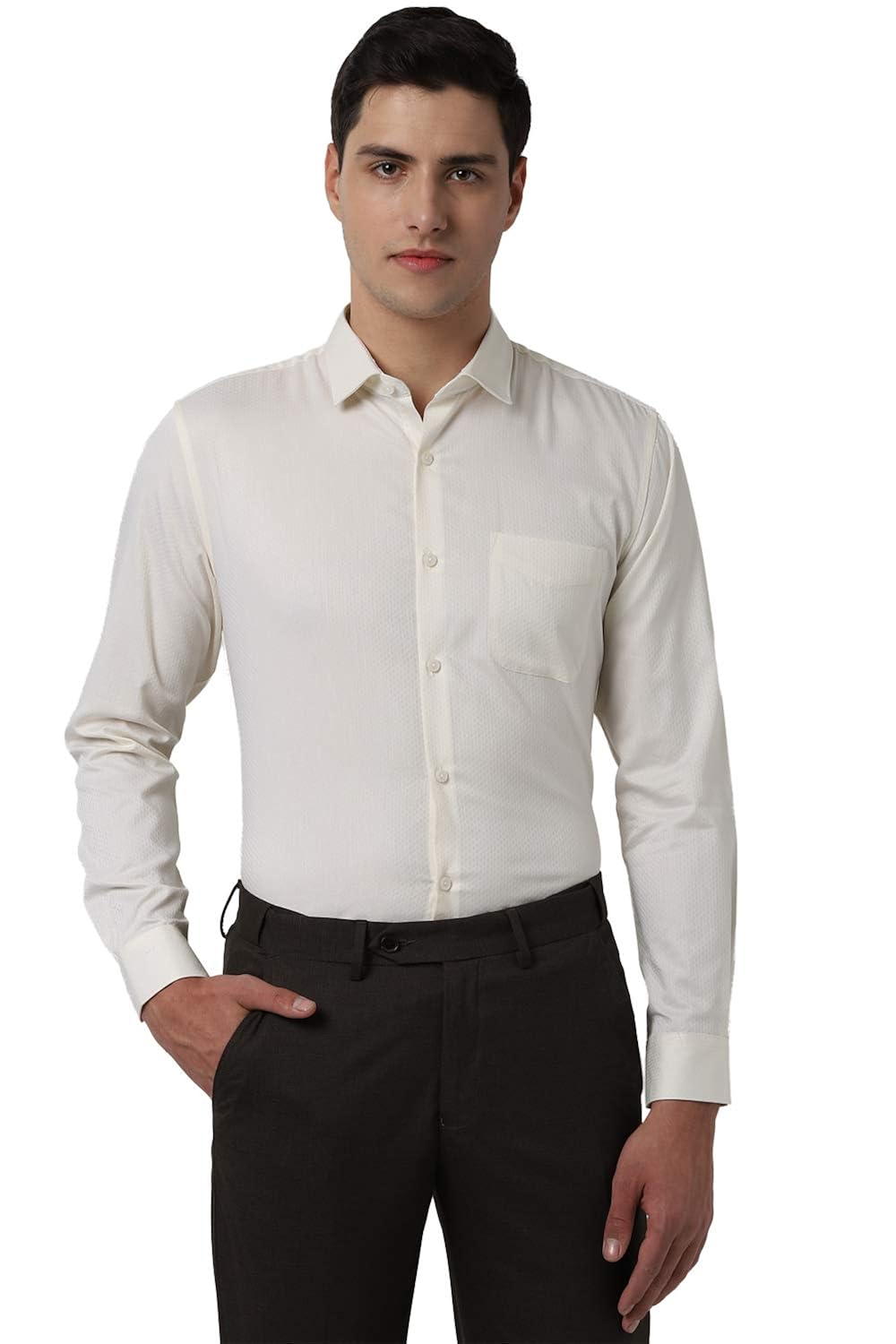 peter england slim fit shirt size chart