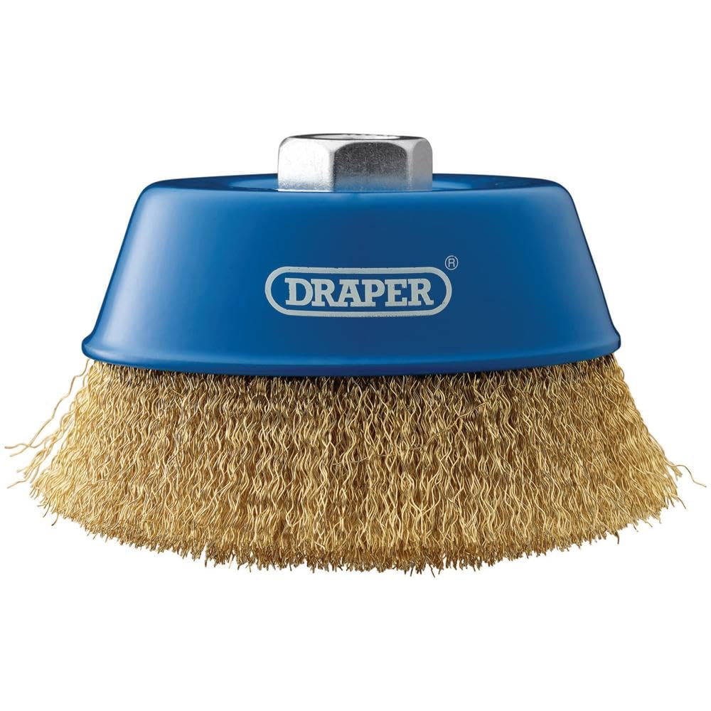 Draper 41446 Crimped Wire Cup Brush, 125mm x M14 — image 1