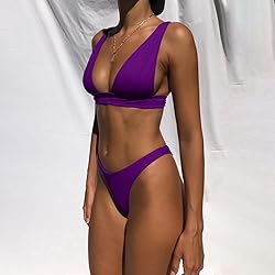 Bathing Suits for Women Deep V Neck Sexy Two Piece