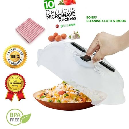 Microondas Protección antisalpicaduras (cierre magnético, Hover ...