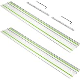 110in Track Saw Guide Rail for festool Track Saw with Connector | for festool FS1400/2 Guide Rail, Perfect for festool Track Saw and Woodworking Longer Cuts, 2 Year Warranty