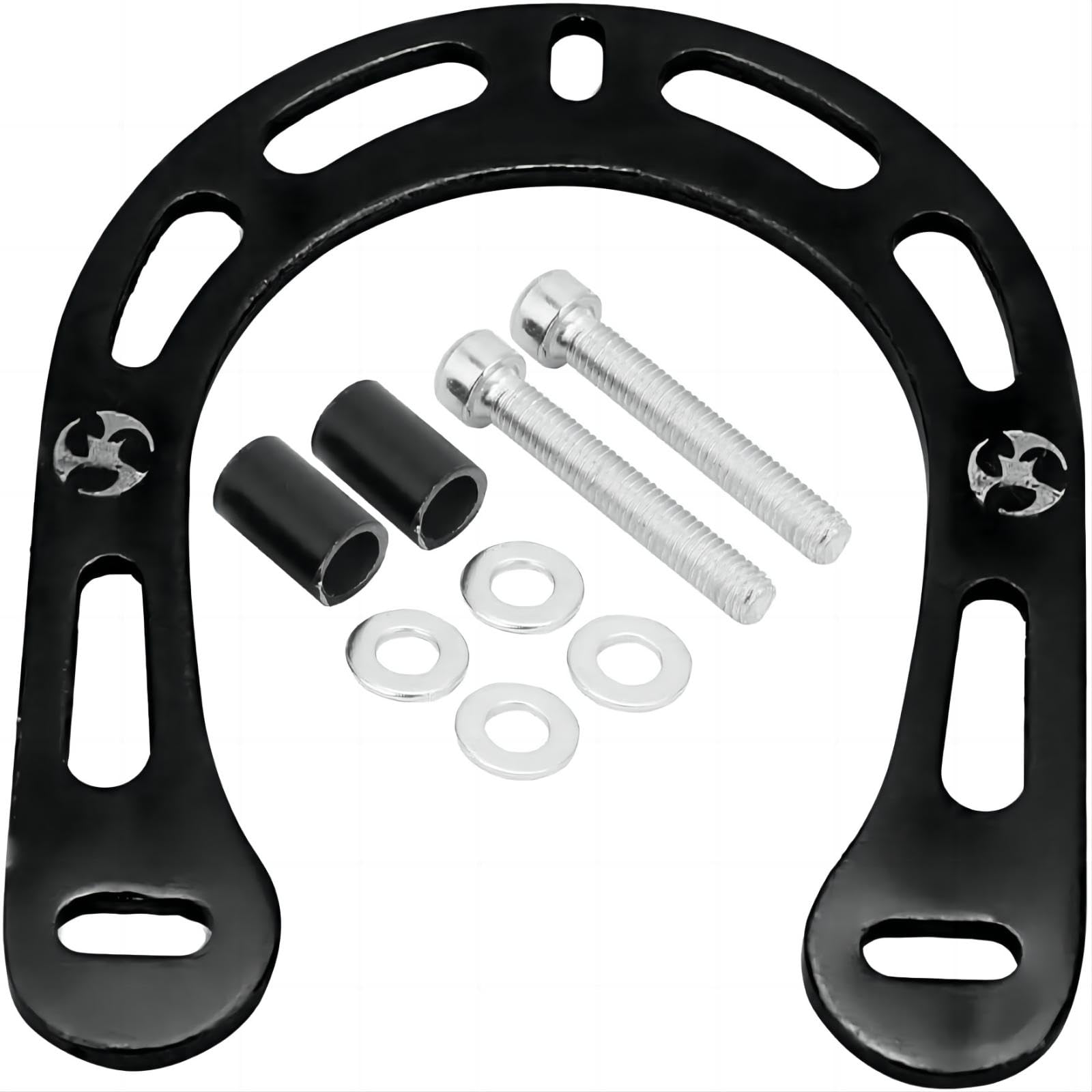 VIFER Aluminum Alloy Bicycle Brake Boosters Bike Brake Boosters Mountain Bicycle Brake Boosters with Screws (Black)