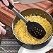 Rada Cutlery Non-Scratch Slotted Spoon – Heat Resistant Material and Stainless Steel Stem Made in USA