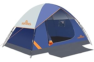 ASFANES 2-12 Person Tents for Camping Waterproof, Backpack Double Layer Tents, Perfect Picnics, Fishing and Backyard Camping