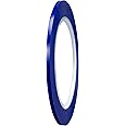 3M Vinyl Tape 471+, 1/8 in x 36 yd, Indigo, 1 Roll, Fine Line Tape for Paint Masking Striping, Color Separation and Complex Designs, High-Temperature, Stretch