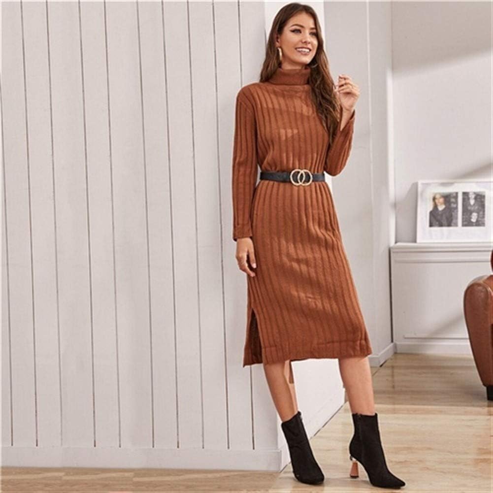 camel sweater dress