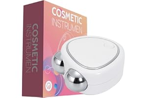 KADIELONA Microcurrent Facial Device， Microcurrent Device for Face and Neck Electric Face Massager for Anti Aging Mini Microcurrent Face Lift Device V-Face Sculpting Tool, White