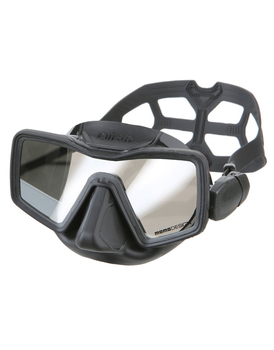 Omer - Apnea Mask Monolens Silicone Black Mirror Lenses