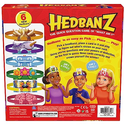 Hedbanz 2023 Edition Cards Picture Guessing Board Game Family Games