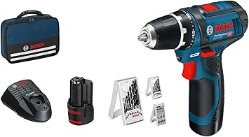 Bosch Professional GSR 12V-15 ystem Atornillador, Incl. 2 x