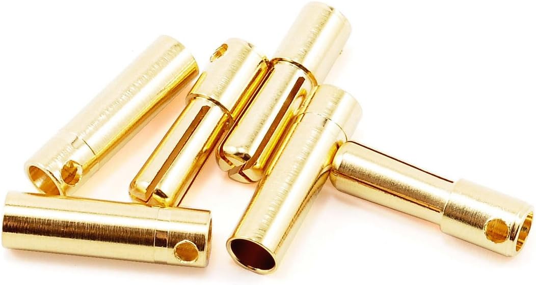 Tekin, Inc TT3054 Solid High Power 4.0mm Gold Connector (3)
