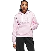 adidas womens Seasonal Essentials Ruffled Big Logo Graphic Hoodie