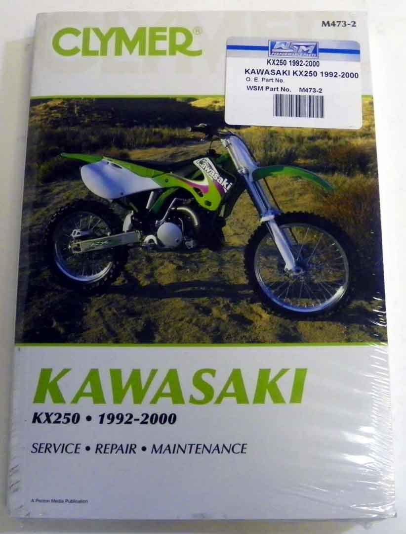 ATV/Moto-X Kawasaki Clymer Manual Models KX 250 1992-2000 WSM M473-2,  Engine - Amazon Canada