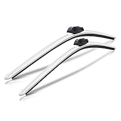 ClixWipers 28" + 14" (Set of 2) White All Weather