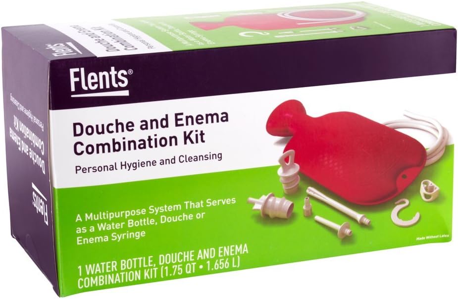 Flents Enema & Douche Kit, for Men + Women: Health & Personal Care