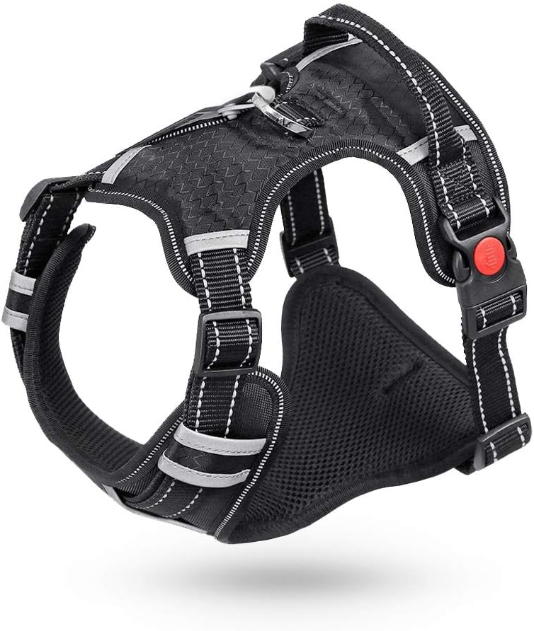 VOIMAKAS Harnais pour Chien Harnais Chien Réglable Gilet Chien Sécurité