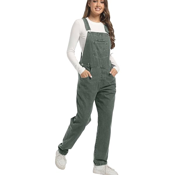 パンツ 40s denim overalls Amazon.com: VOHOTO Womens Denim Overalls Jean Bib Ladies