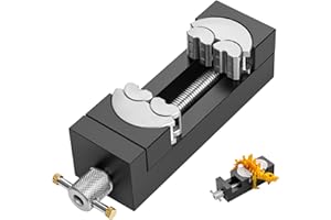 WhiteRhino Mini Vise Clamp,Smart Fractal Vise Drill Press Vise Bench Vise,Heavy Duty Self-Adjusting Aerospace-grade Aluminum Alloy&Precision CNC Machined— Crafts,Jewelry Making, Modeling,DIY,Repairs