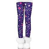 BOOPH Girl Winter Thick Warm Pant Printing Fleece Lined Legging Tight 2-12 Years