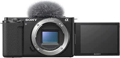 Sony ZV-E10 Mirrorless Vlog Camera APS-C 4K Real-Time Eye AF Flip Screen