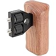 CAMVATE DSLR Wooden Handle for Right Grip Mount Support for DV Video Cage Rig(Right Hand) - 1476