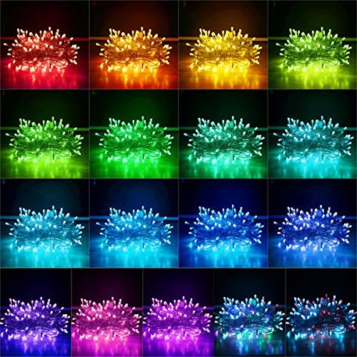 200 LED Color Changing Christmas Lights with Remote Control - 16 Colors