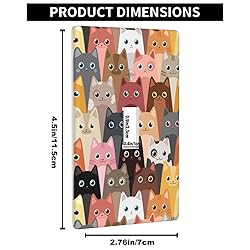 Pznen Cat Single Toggle Light Switch Cover Cute