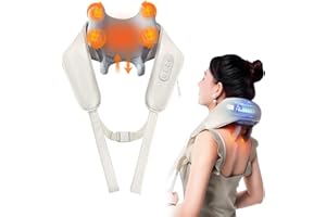 WIFTSAR Christmas Gifts for Women - Neck Massager for Pain Relief Deep Tissue,Shiatsu Neck Massager,Gifts for Boyfriend,Mens Gifts