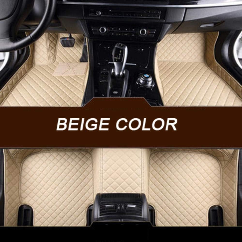 MZLJL Car foot Mats,Auto car floor Foot mat For Dodge Journey Caliber Avenger Challenger Charger waterproof accessories only for right hand drive,Beige
