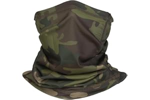 XY3545HS Camo Neck Gaiter Face Mask Ski Scarf for Men&Women UV Protection Windproof for Fishing Hunting Cycling