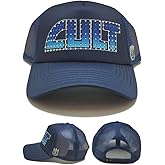 Cult of Individuality New Rock Mesh Trucker Blue Teal Era Snapback Hat