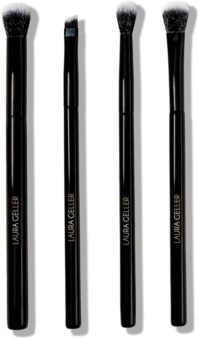 LAURA GELLER Shadow Skills 4pc Eyeshadow Brush Set Vegan New York