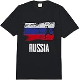 Russia Flag Jersey Russia Soccer Team Russia Comfort Colors Adult Heavyweight T-Shirt