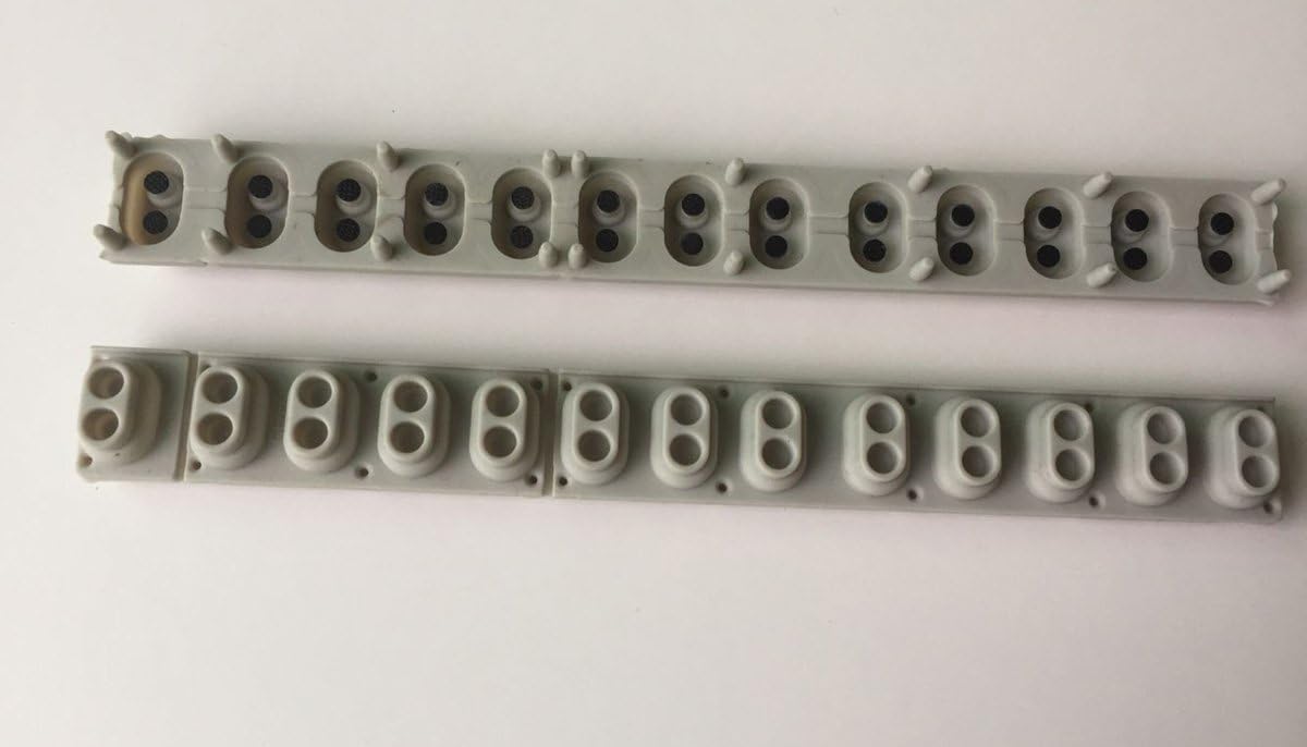 EverEasy Digital Piano Keypad Rubber Contact Strips Replacement 2pcs