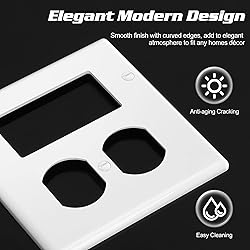 Decorator Wall Plate Light 1-Duplex/1-Decorator