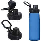 2-Pack Replacement Lids Compatible with CamelBak Water Bottles | Compatible with Chute Mag &amp; Eddy (20/24/32/50 oz) | Leak-Proof Lid Replacement | BPA-Free | Sports, Travel, Hiking Accessory
