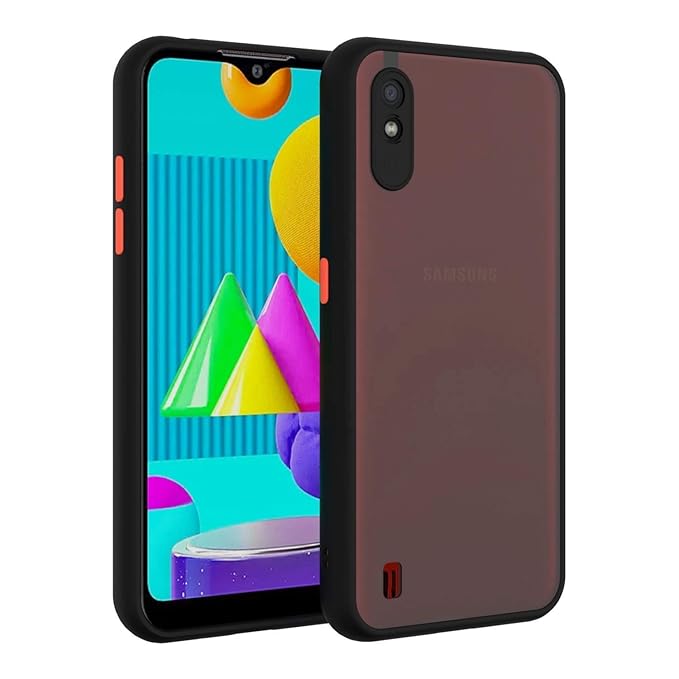 DIVYANKA™ Semi Transparent Samsung Galaxy M01 Mobile Case, Camera