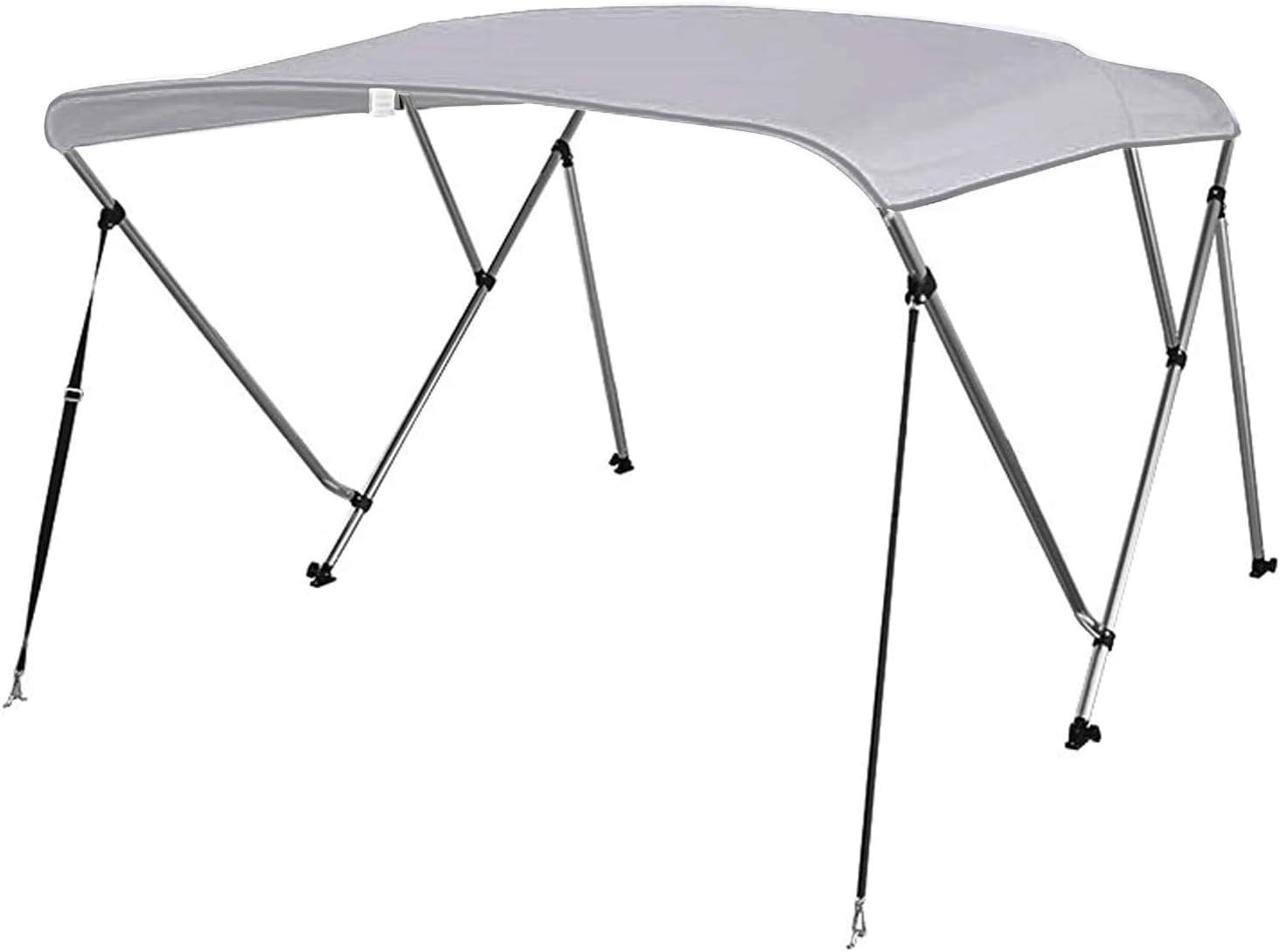 Bow Bimini Top Cover Pontoon Boat Cover with Anodized Aluminum Tube