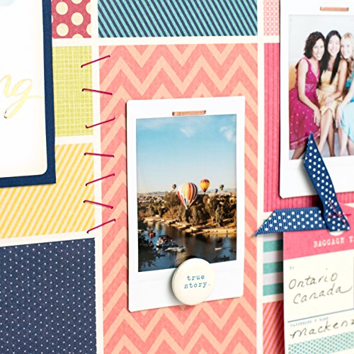 American Crafts Magnetic Staple Board by We R Memory Keepers | Includes small, medium and large magnetic staplers and 250 staples in 3 different sizes and 4 different colors