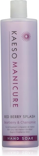 Kaeso Bearberry Chamomile Hand Soak 495ml Manicure Salon Size Soothing Hydrating