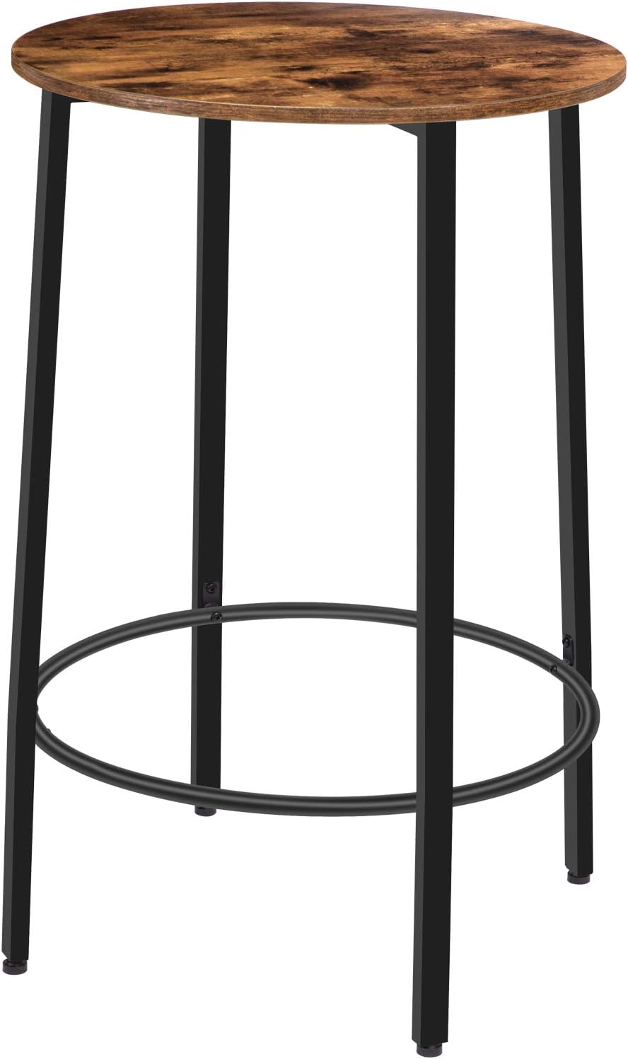 hoobro shoe rack on 92 Cm High Pub Table Easy Assembly For Dining Room Living Room Rustic Brown Ebf59bt01 Metal